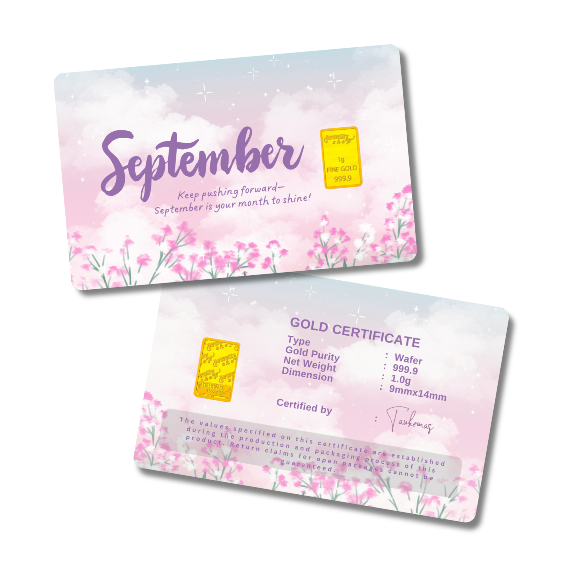 Monthly Nature Collection (Flower | Pink) - September 1.0g