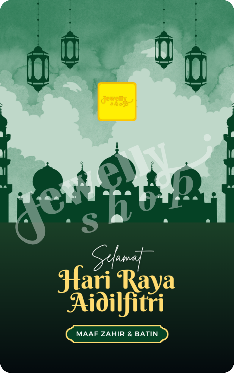 Hari Raya Aidilfitri - Green 0.25g