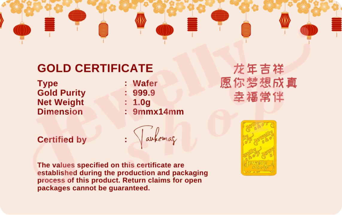Chinese New Year 2024 (2) - Dragon 1.0g
