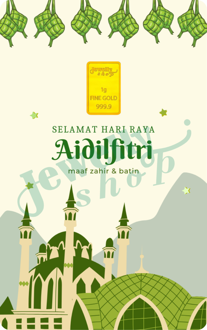 Hari Raya Aidilfitri - Light Green 1.0g