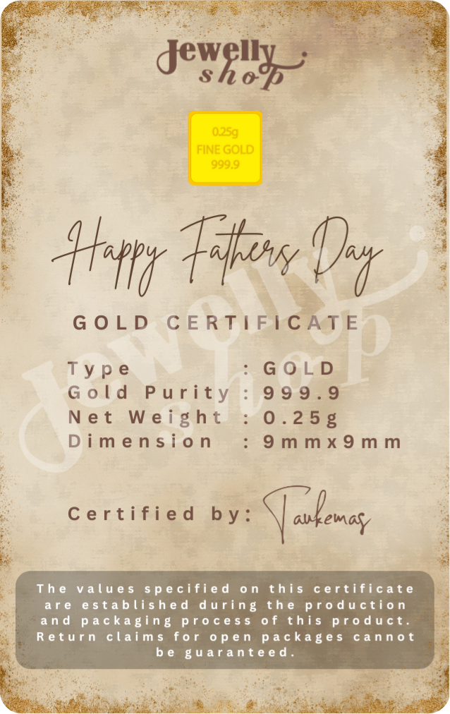 Father's Day Personalized Collection 0.25g