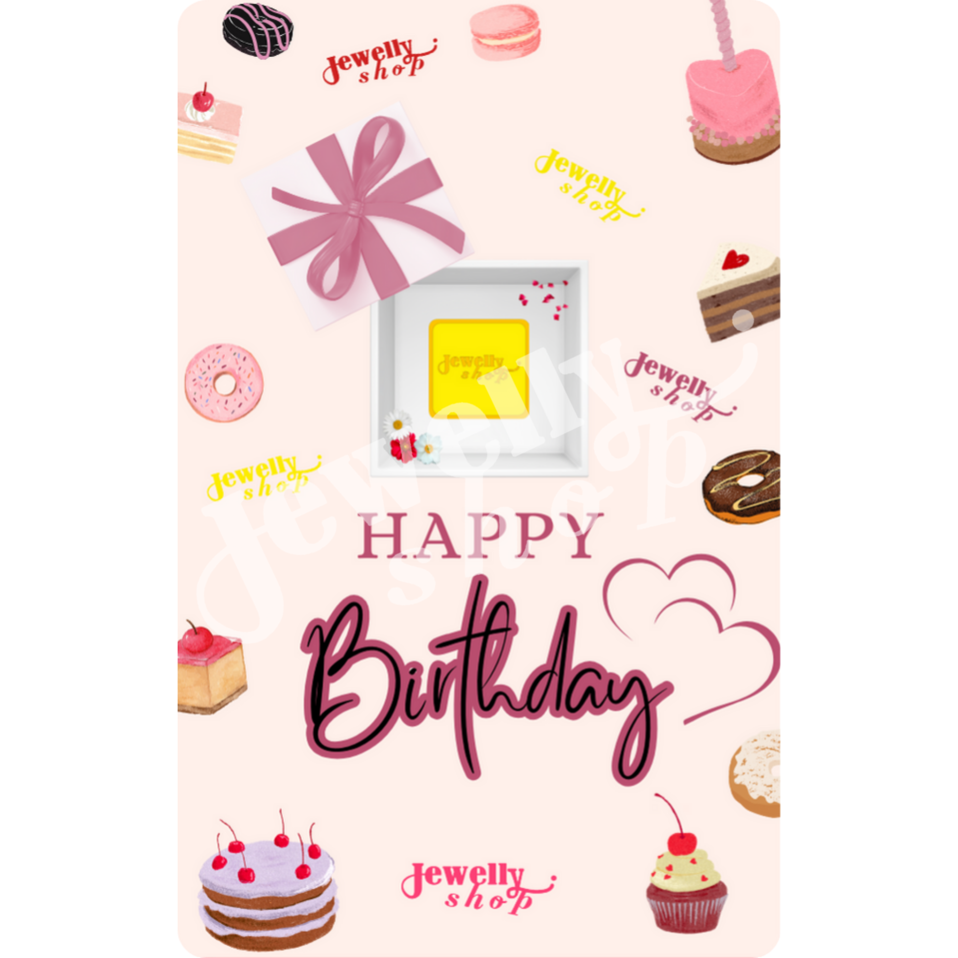 Happy Birthday (2) - Pink 0.25g