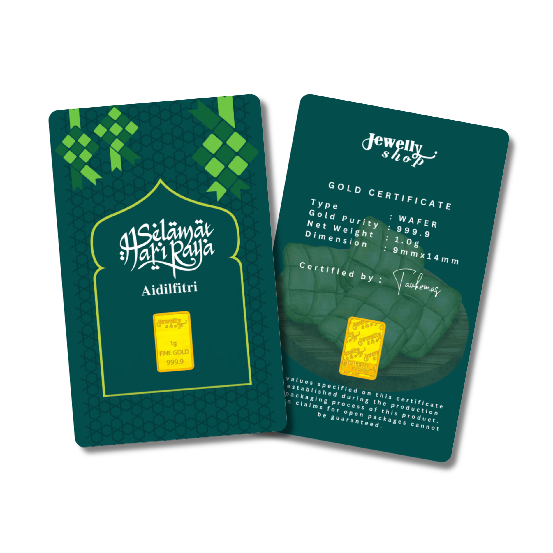 Hari Raya Aidilfitri Ketupat - Green 1.0g
