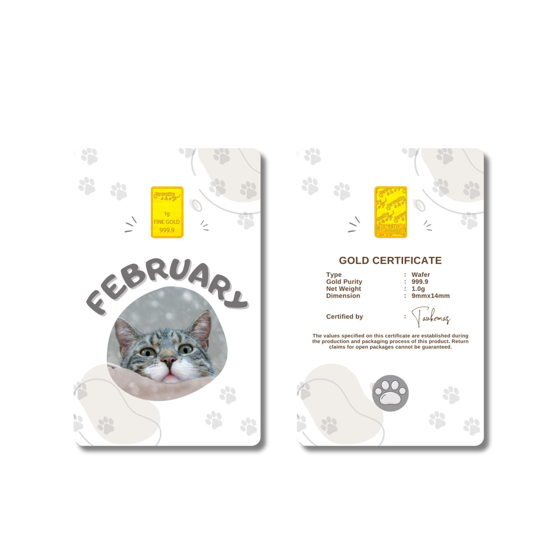 Cat Monthly Collection - February 1.0g