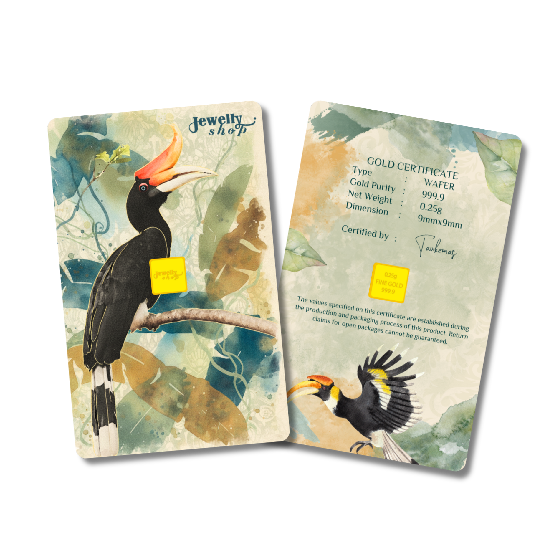 Jewelly Shop Signature Gold Bar -0.25g