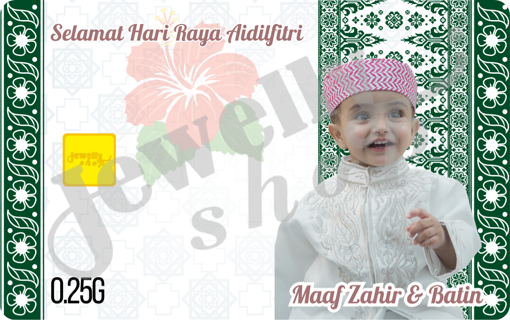 Hari Raya Personalized Collection 0.25g