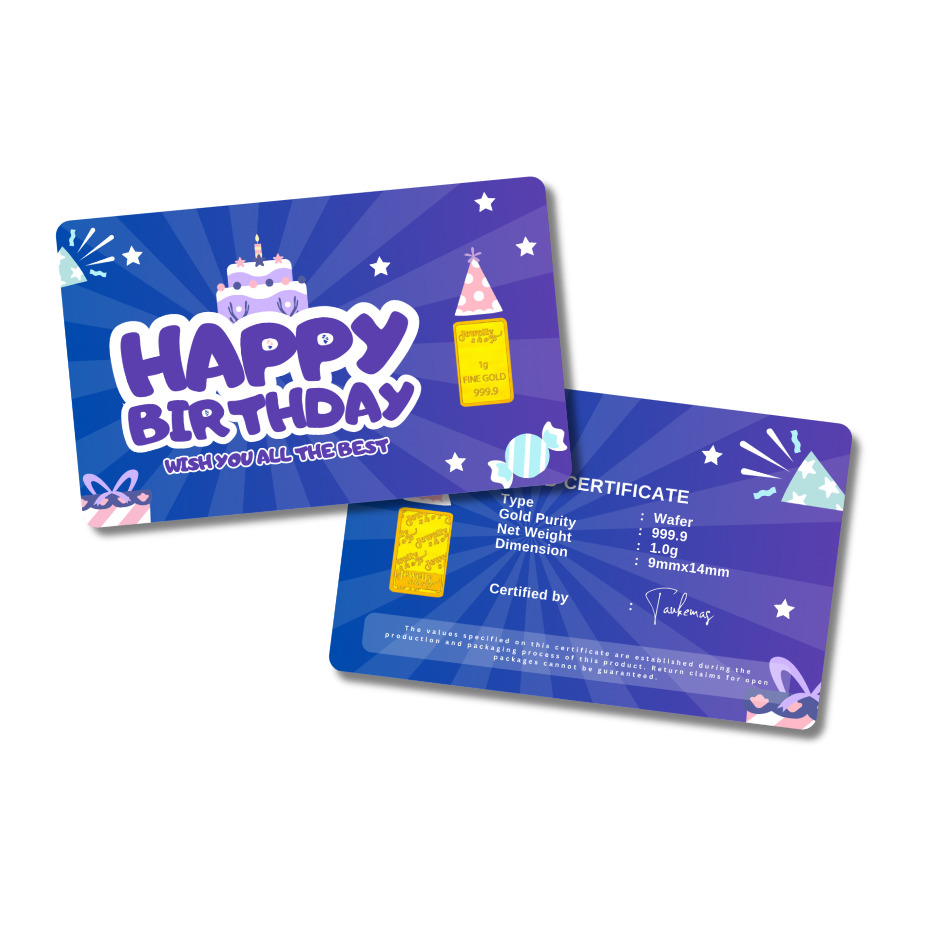 Happy Birthday - Purple Blue 1.0g