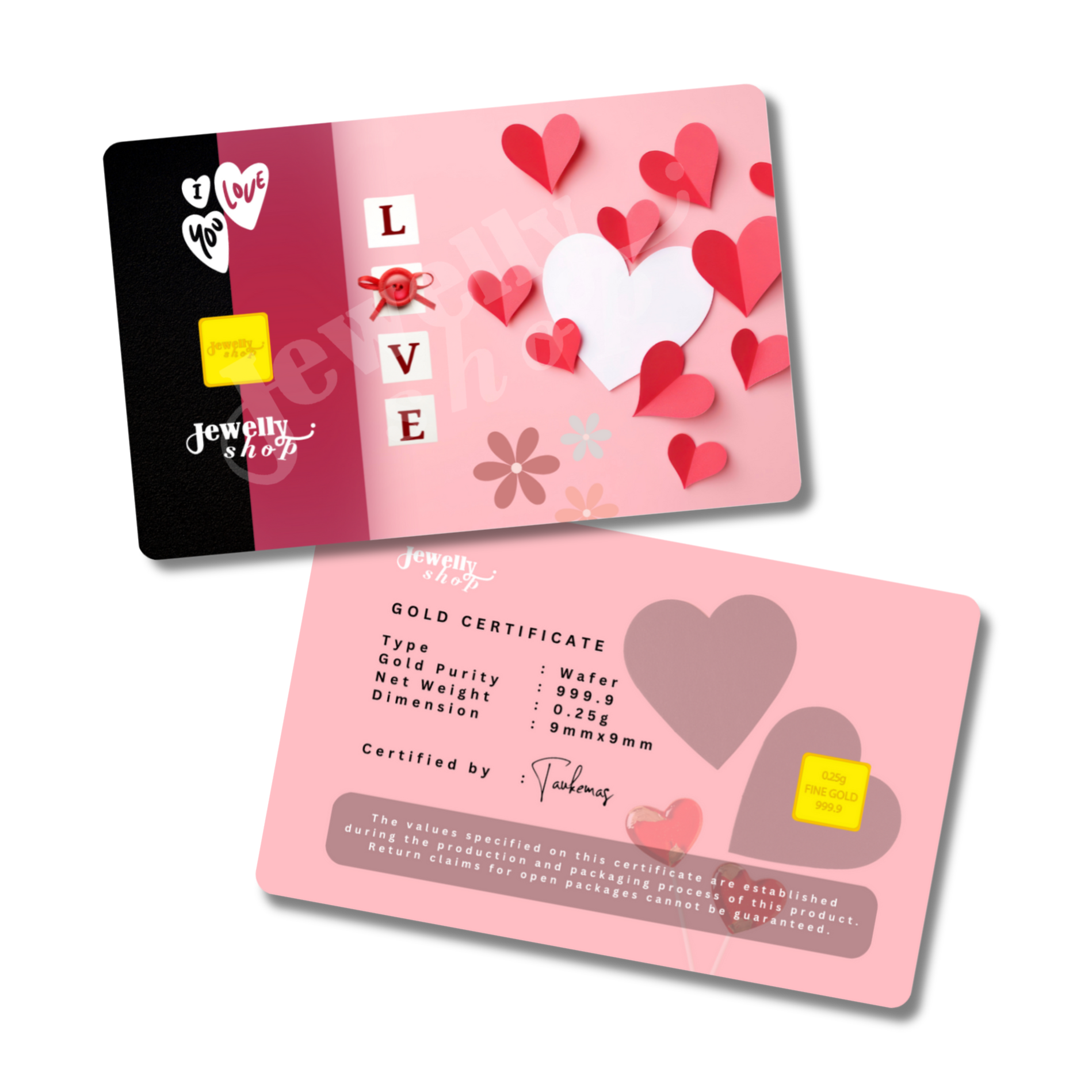 I LOVE YOU Collection (1) - Pink 0.25g