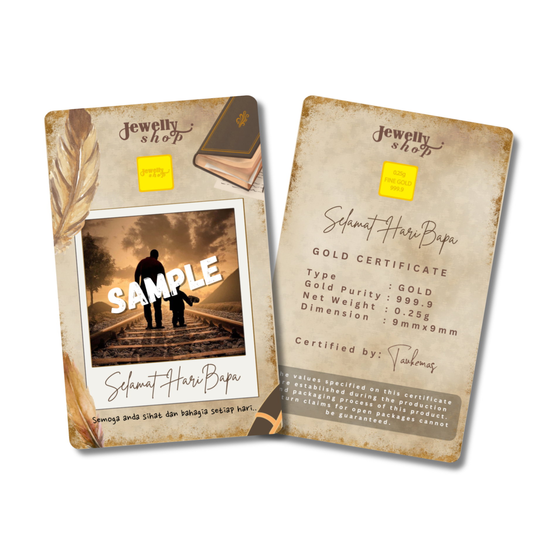 Father's Day Personalized Collection 0.25g