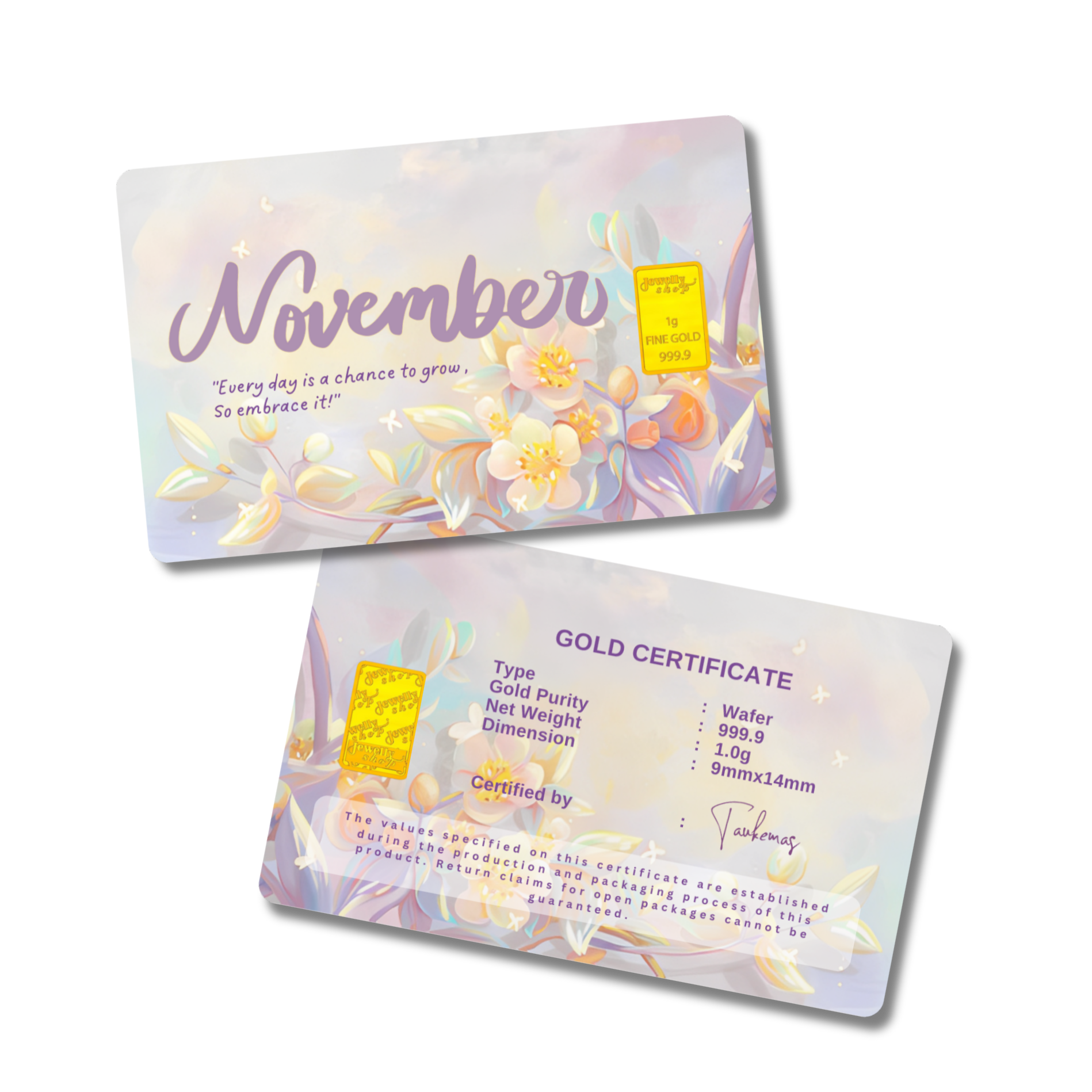 Monthly Nature Collection (Flower | Purple) - November 1.0g