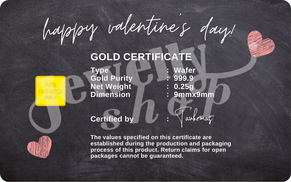 Valentine Personalized Collection (1) | Love 0.25g