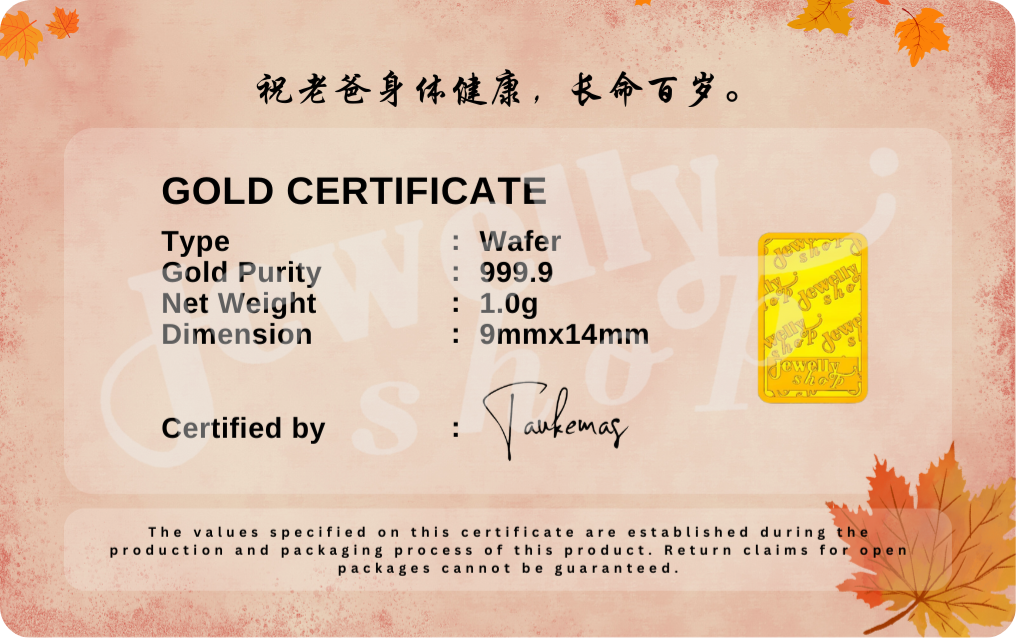 Father's Day Personalized Collection 1.0g