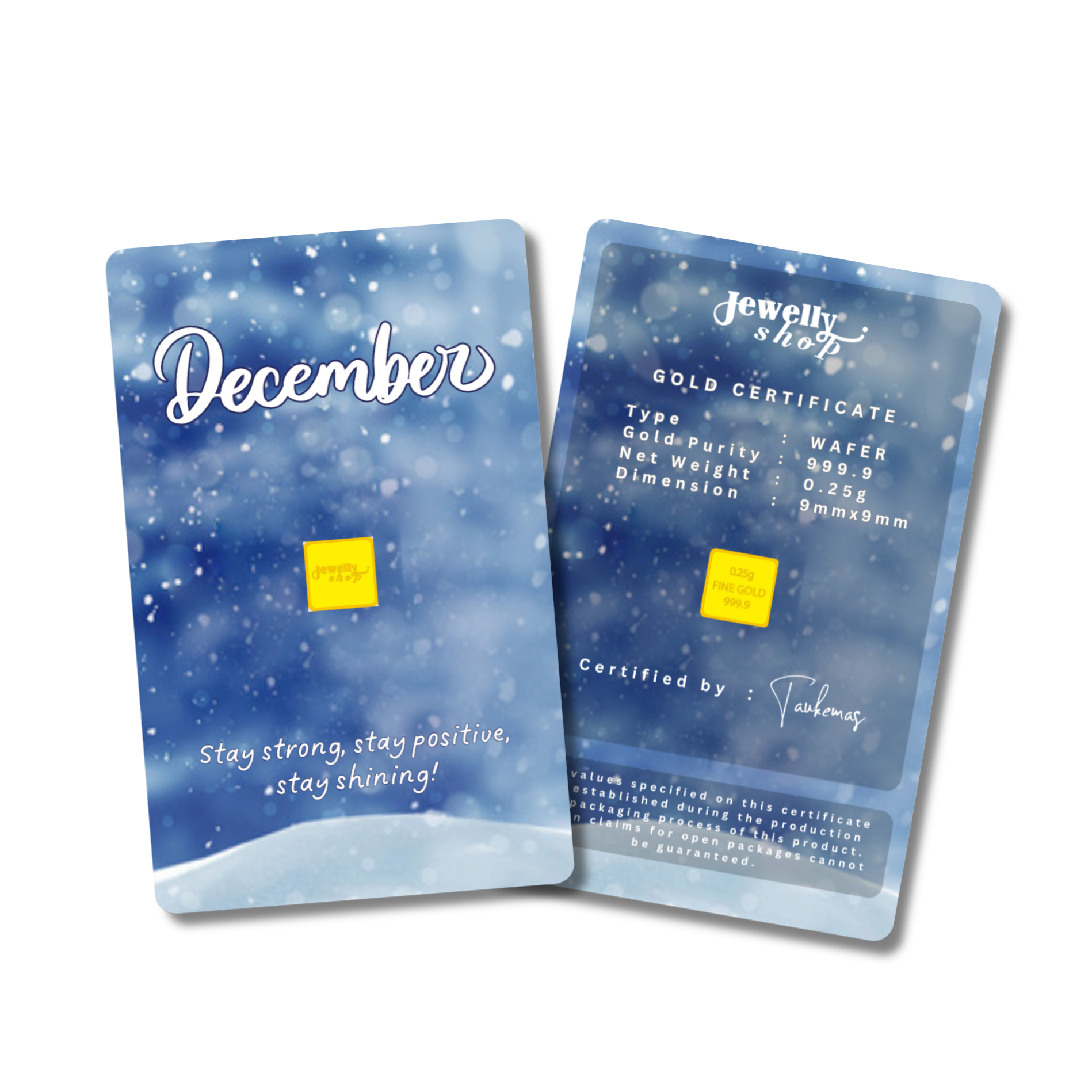 Monthly Nature Collection - December 0.25g