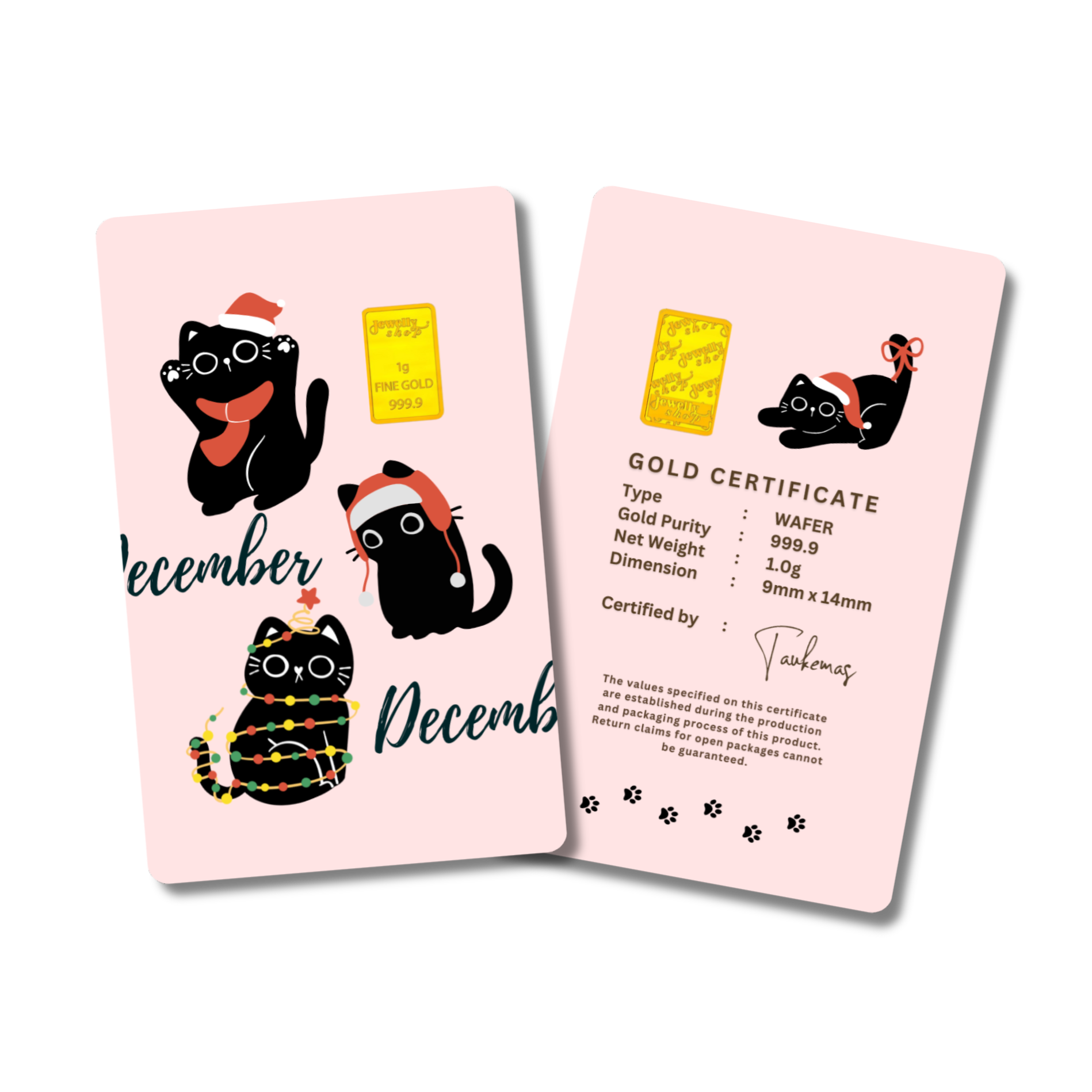 December Cat | Monthly | Christmas 1.0g