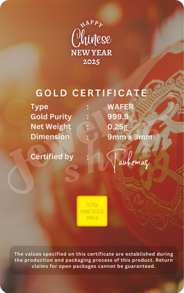 Chinese New Year 2025 0.25g