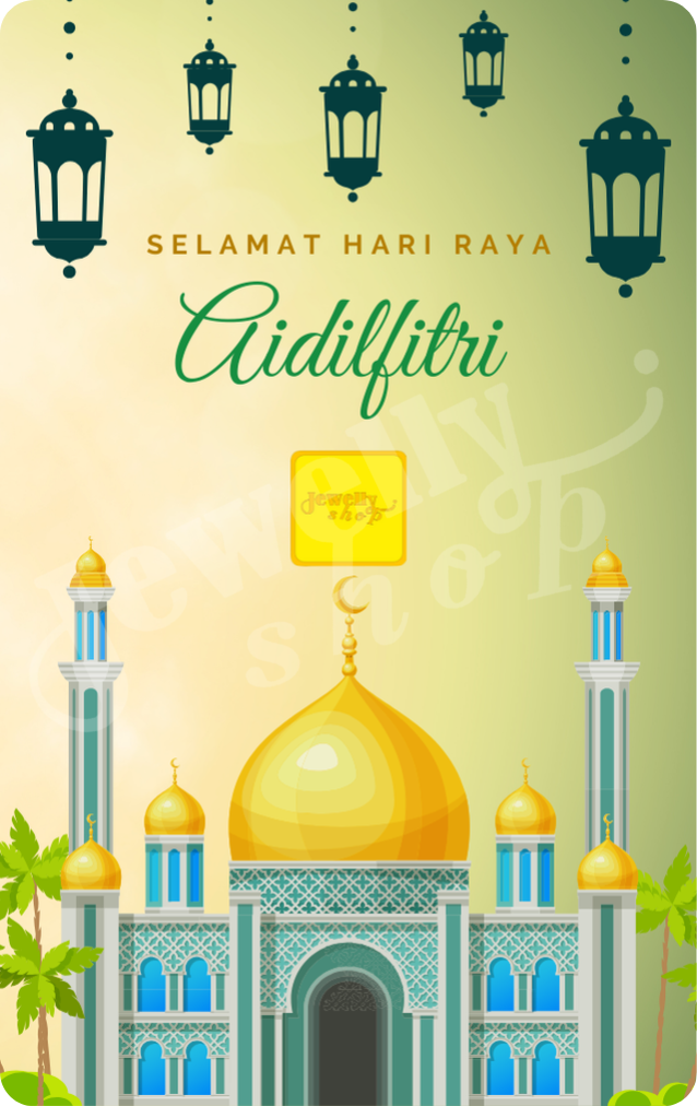 Hari Raya Aidilfitri - Light Green 0.25g