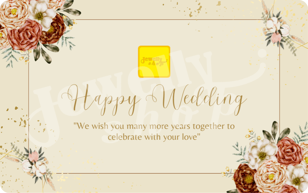 Happy Wedding | Selamat Pengantin Baru - Flower 0.25g