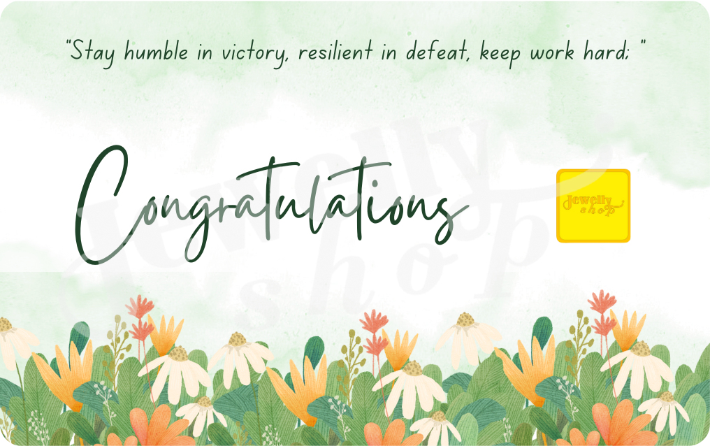 Congratulations - Green 0.25g
