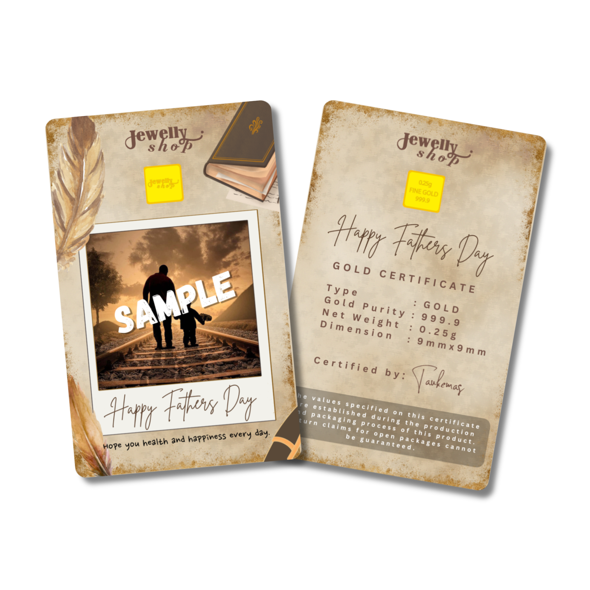 Father's Day Personalized Collection 0.25g