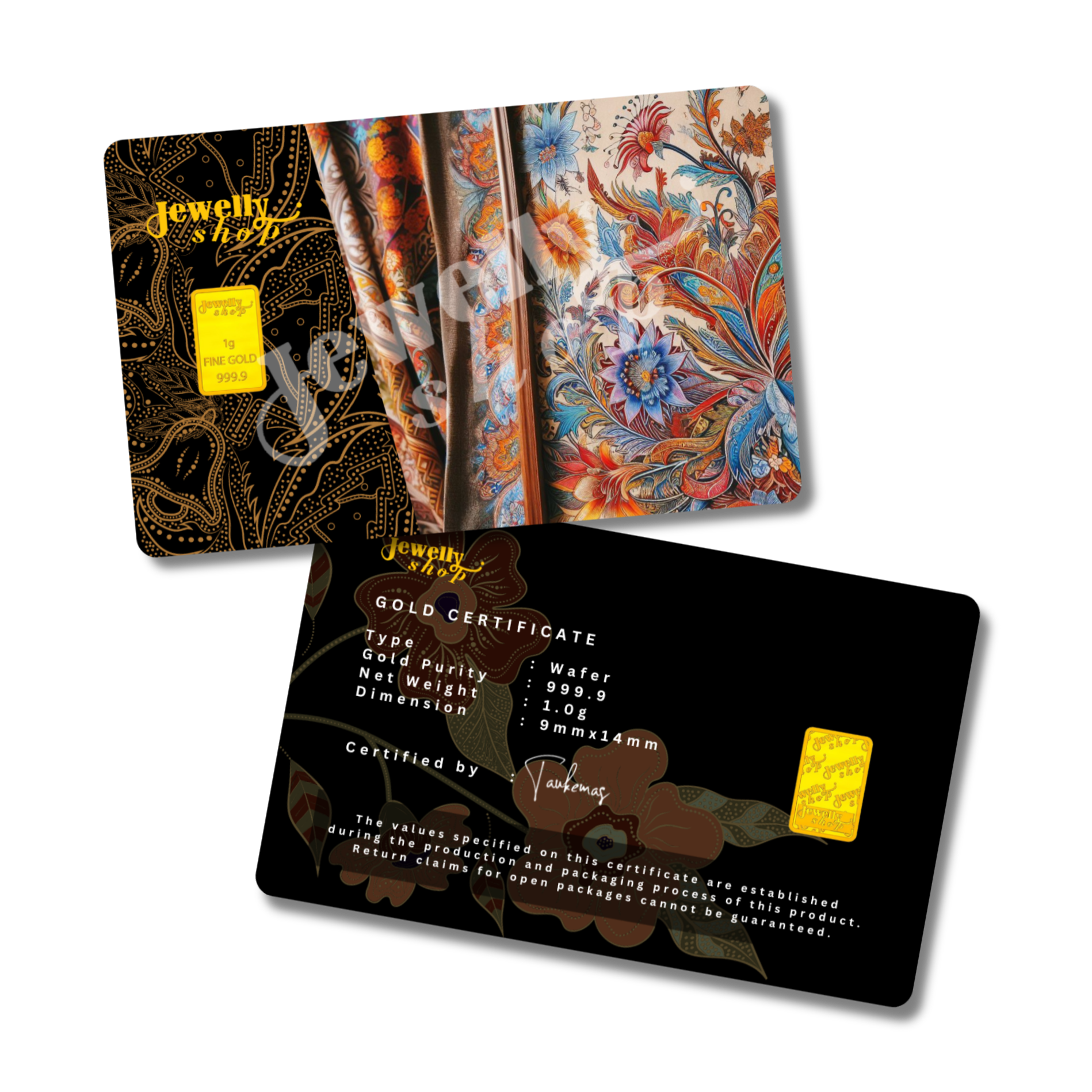 Batik Collection - Flower - Malaysia 1.0g