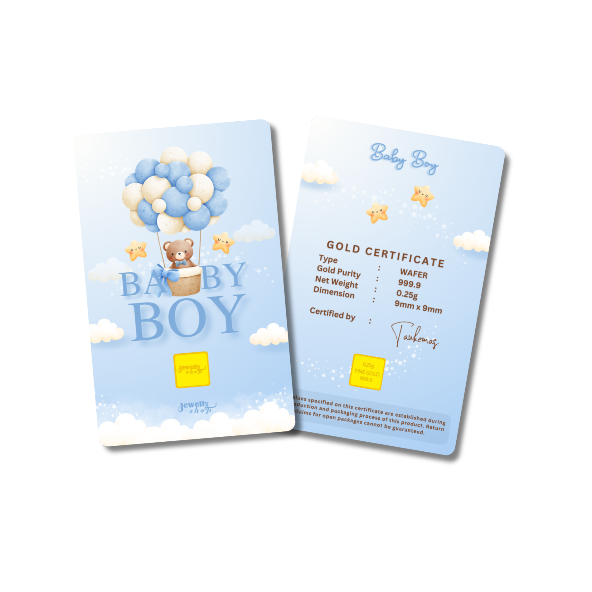 Baby Boy - Newborn - Blue 0.25g