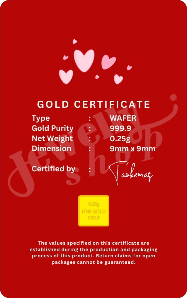 Valentine | I Love You - Red 0.25g