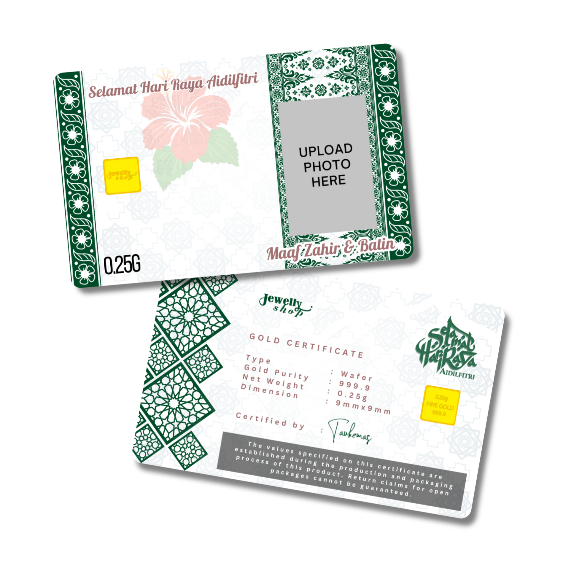 Hari Raya Personalized Collection 0.25g