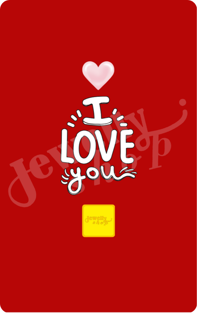 Valentine | I Love You - Red 0.25g