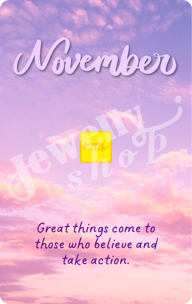 Monthly Nature Collection - November 0.25g