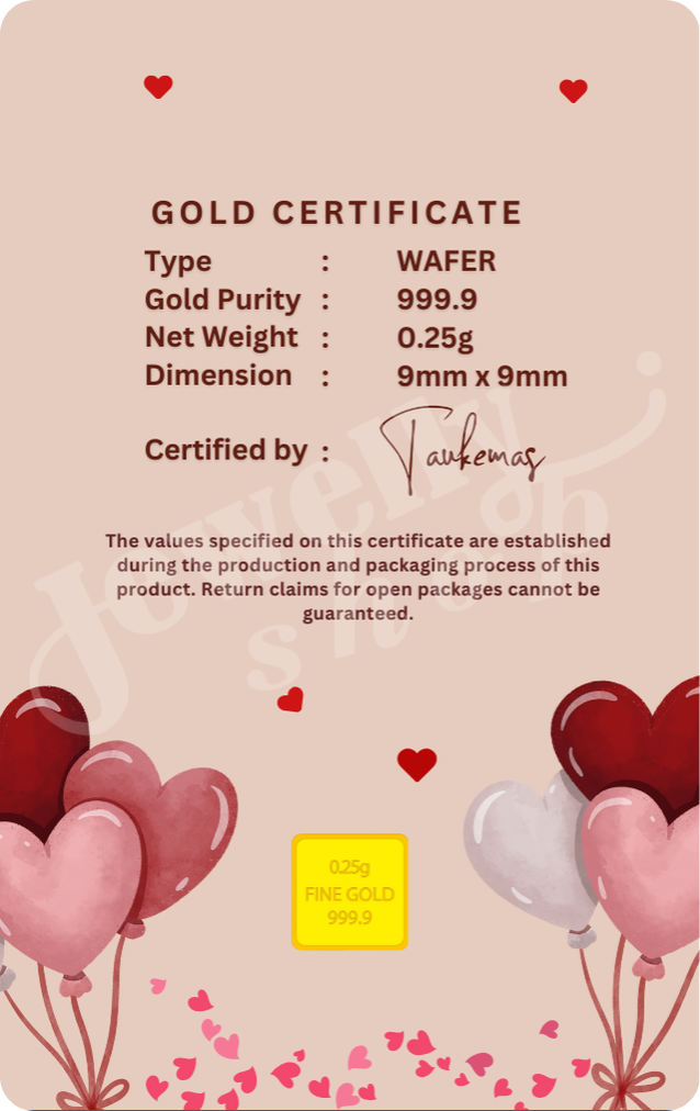 Valentine Personalized Collection (2) | Love 0.25g