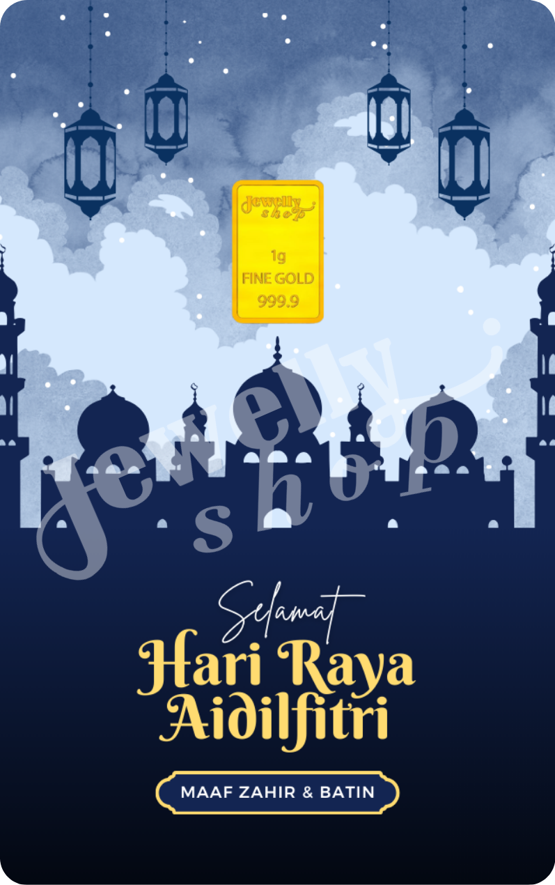 Hari Raya Aidilfitri - Blue 1.0g