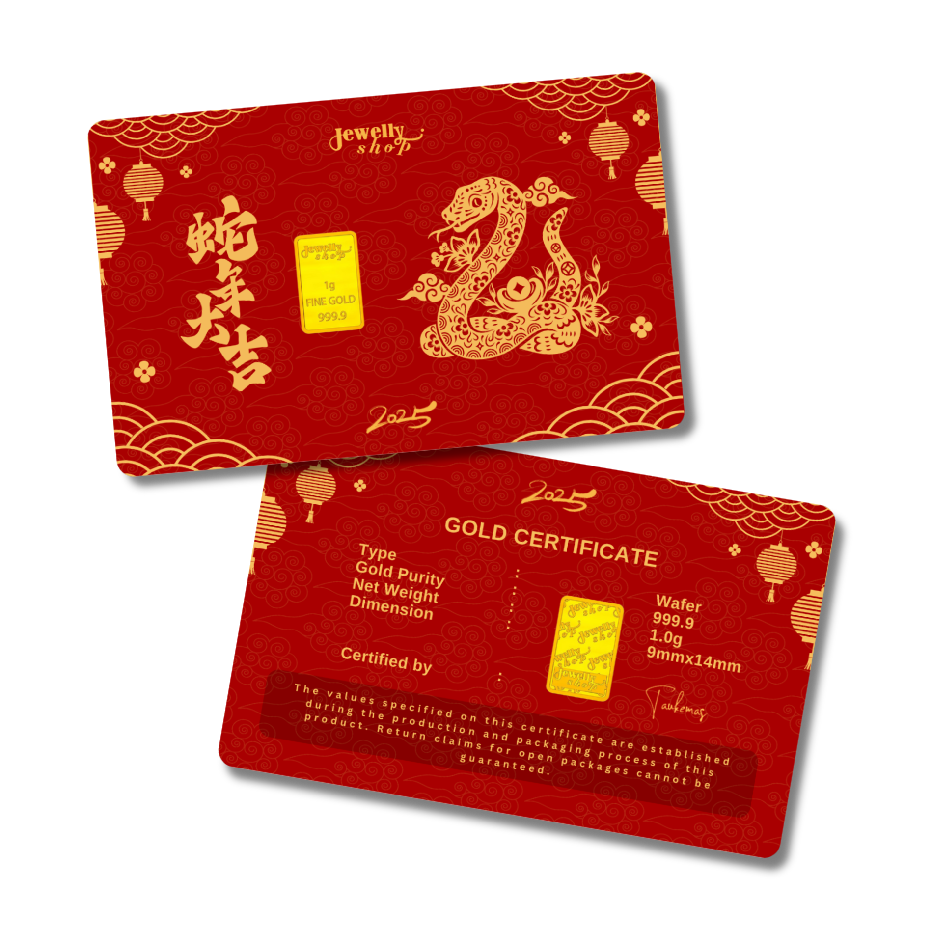 Chinese New Year 2025 - Snake 1.0g