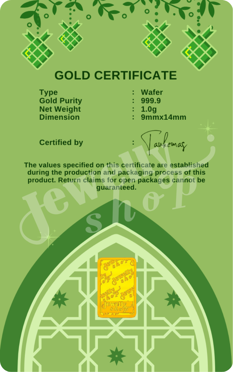 Hari Raya Aidilfitri - Ketupat - Light Green 1.0g