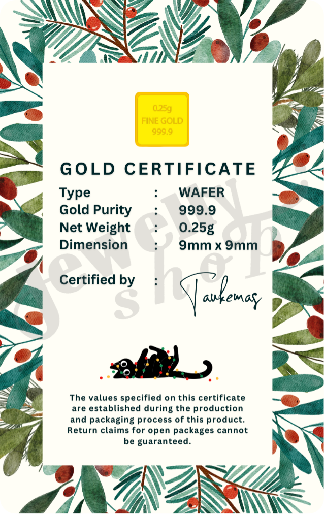 December Cat | Monthly | Christmas Tree 0.25g