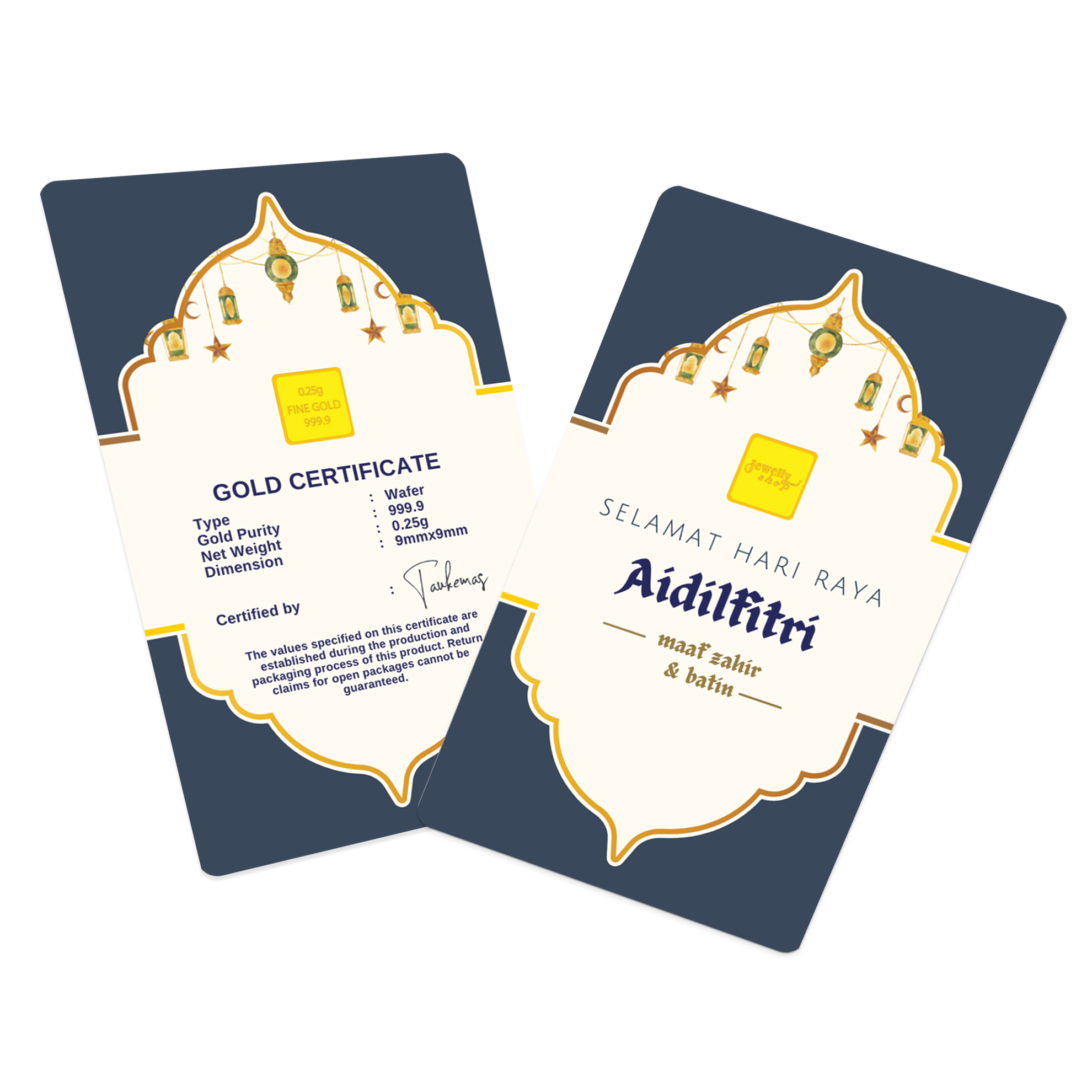 Hari Raya Aidilfitri - Blue 0.25g