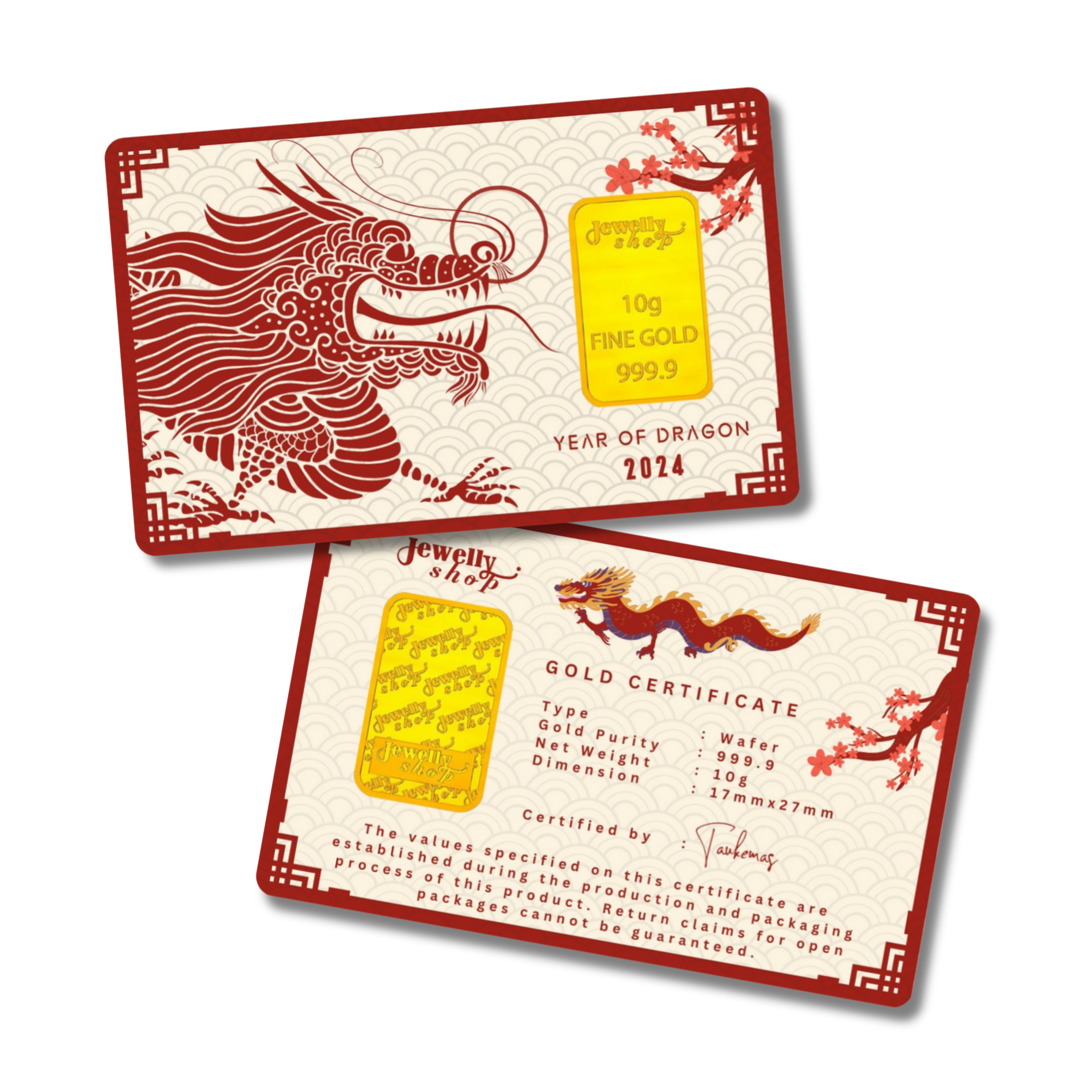 Chinese New Year 2024 (2) - Dragon 10g