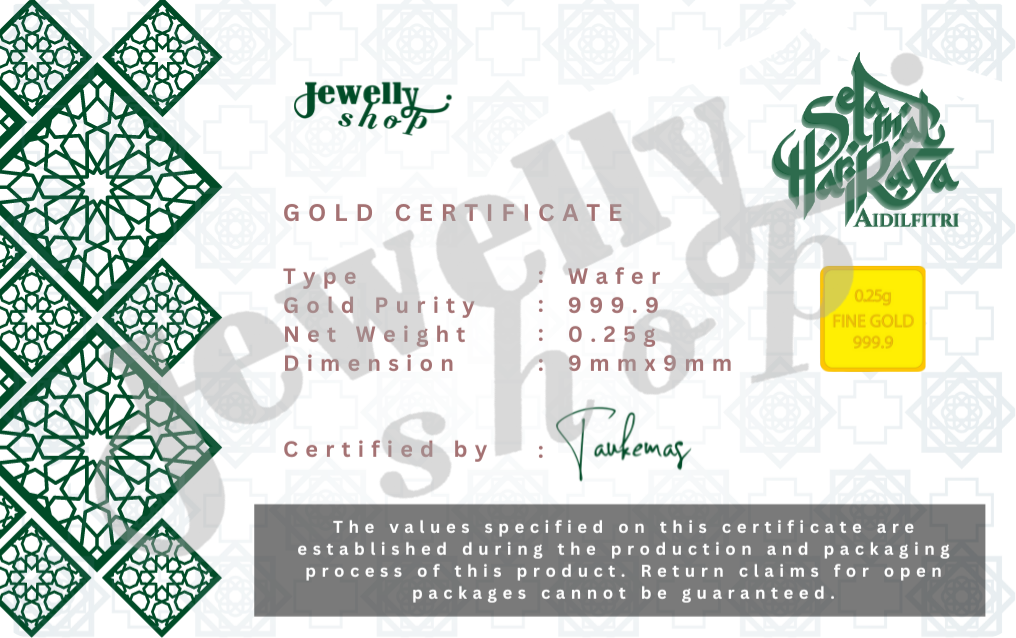 Hari Raya Personalized Collection 0.25g