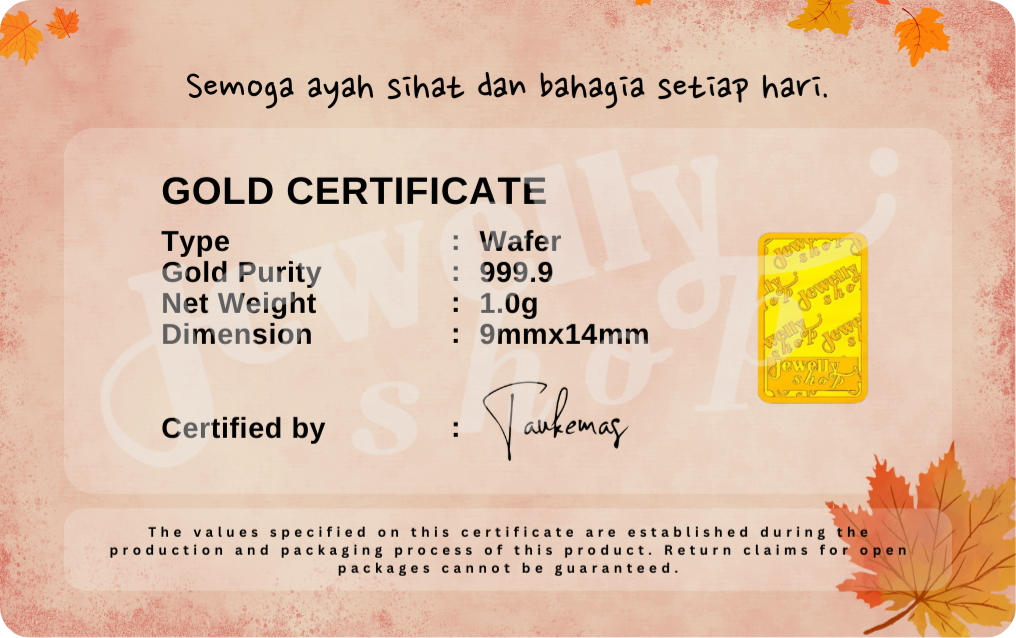 Father's Day Personalized Collection 1.0g