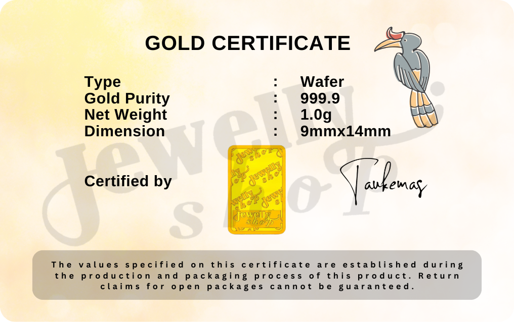 Malaysia Collection (6) | Rhinoceros Hornbill - National Bird 1.0g