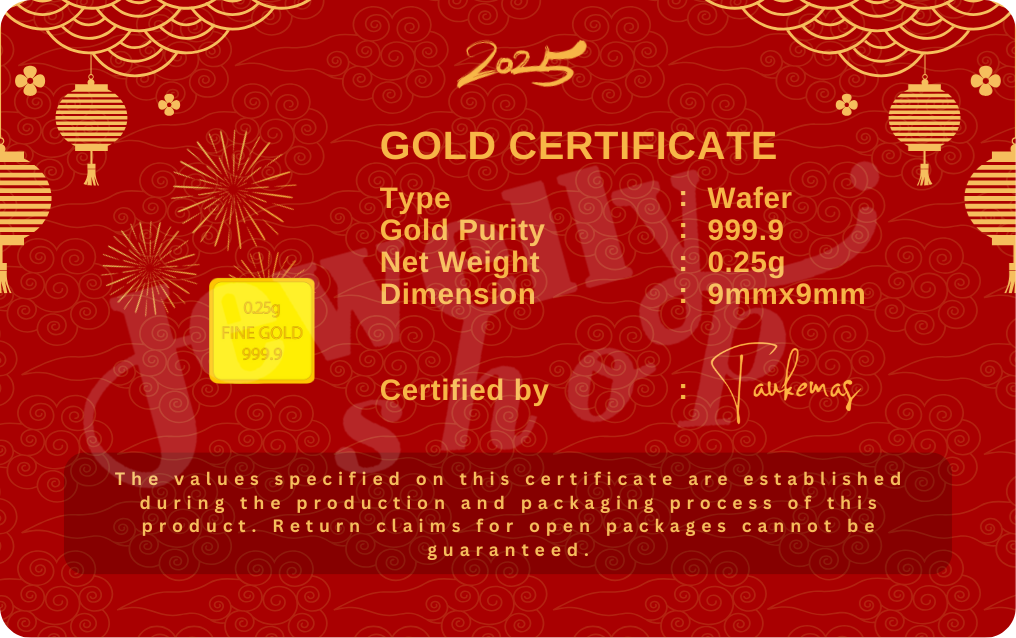 Chinese New Year 2025 - Snake 0.25g