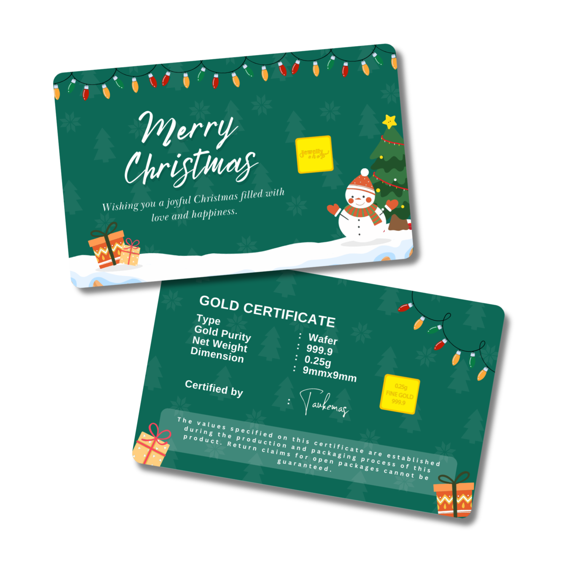 Christmas | New Year - Green 0.25g