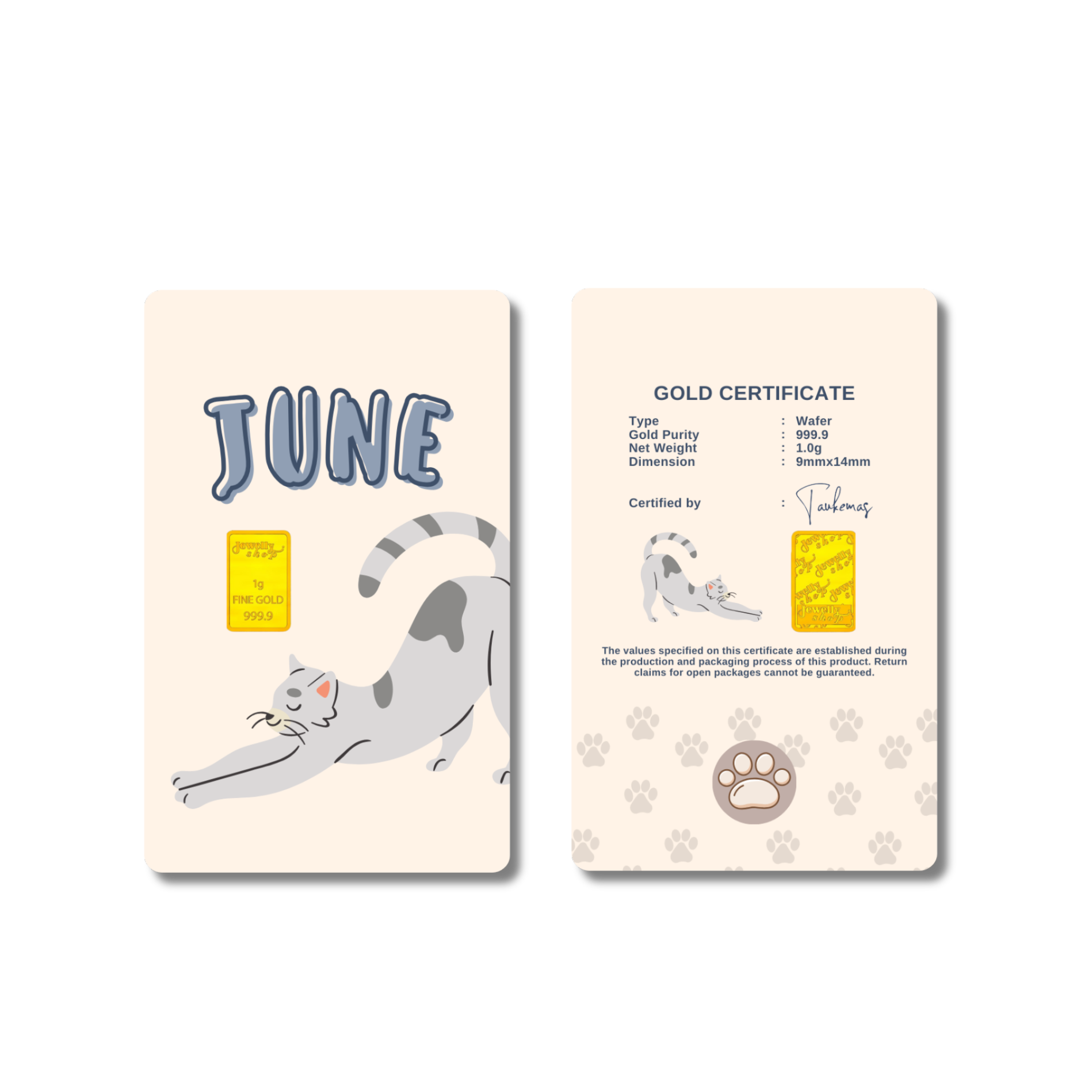 Cat Monthly Collection - June 1.0g