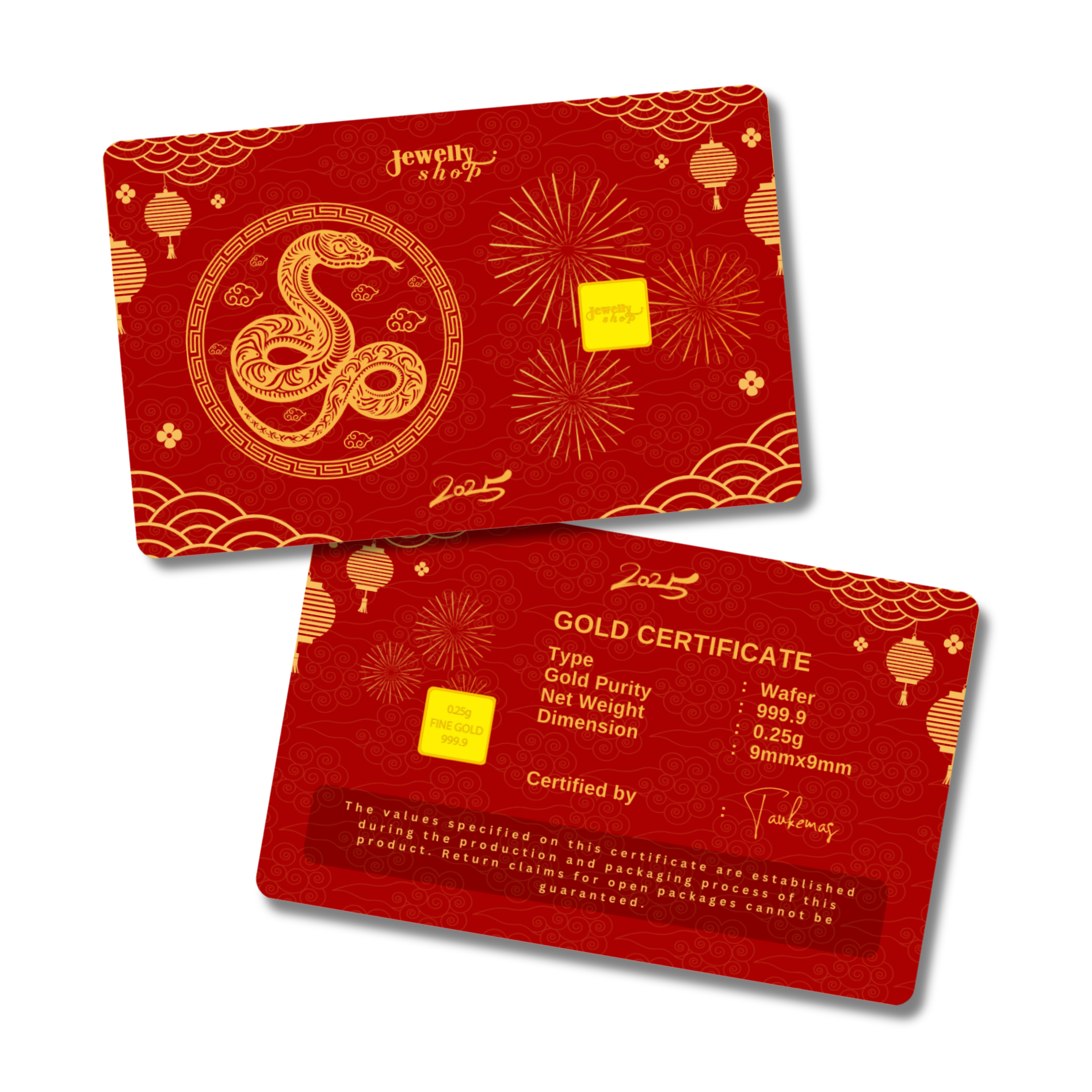 Chinese New Year 2025 - Snake 0.25g