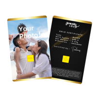 Customize Gold Card 0.25g (your own photo)